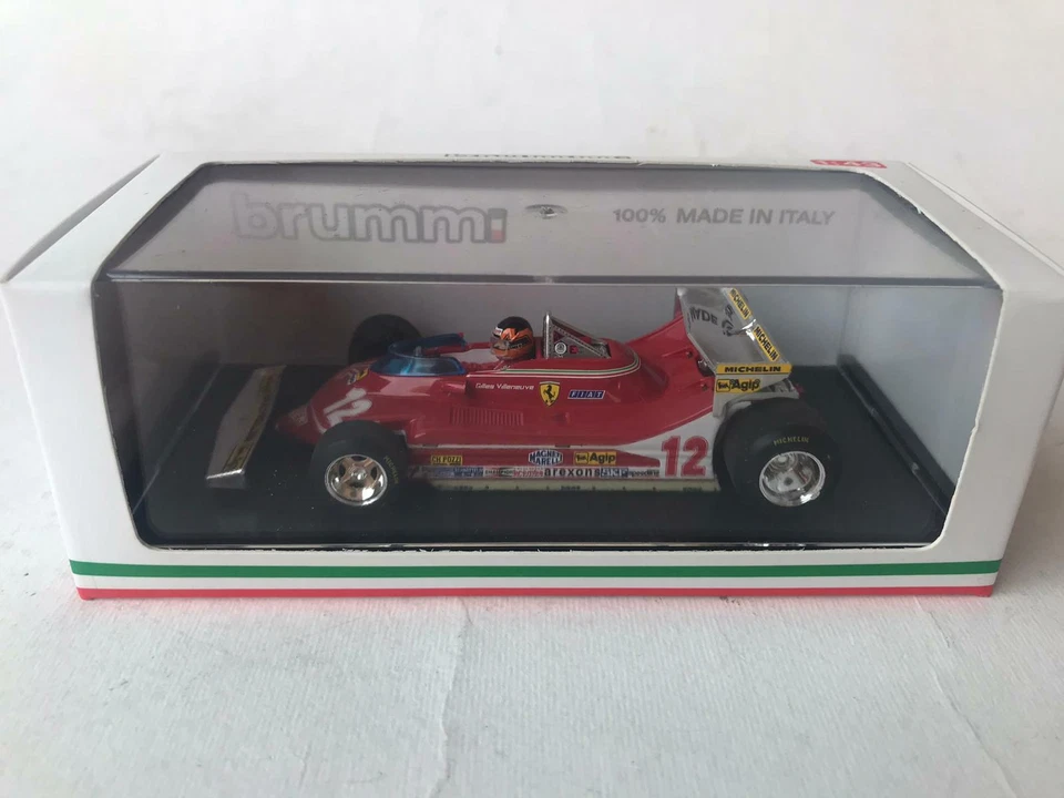 Brumm Ferrari 312 T4 Gilles Villeneuve GP Monaco 1979 1/43 R514-ch