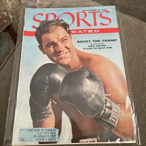 Sports Illustrated Rocky Marchiano September 19 1955 EX - Picture 1 of 2
