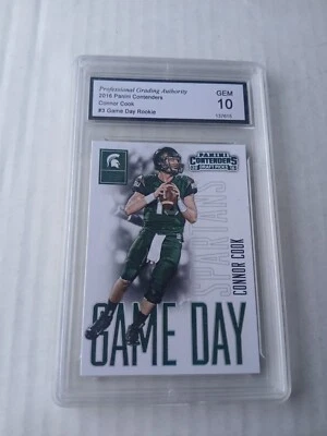 Connor Cook 2016 Panini Contenders Draft Picks Rookie PGA 10 RAIDERS - Image 1 of 2