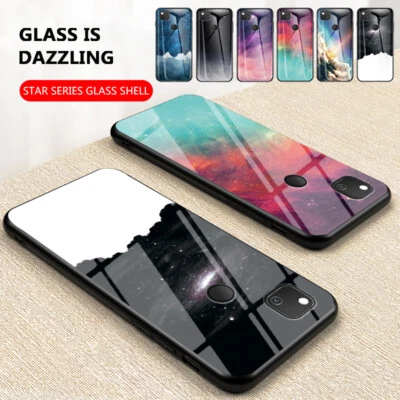 For Google Pixel 9a 8a 7 6 9 Pro 4a Luxury Tempered Glass Hybrid Hard Case Cover - Image 1 of 4
