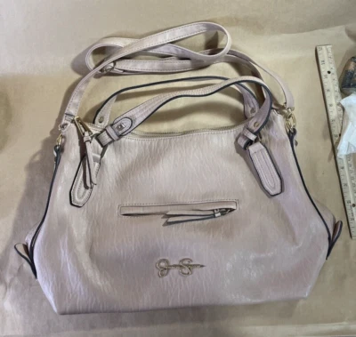 Jessica Simpson handbag/tote. Soft pink leather. - Image 1 of 4