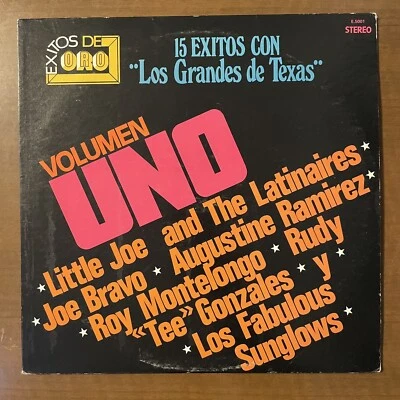 15 Exitos De Oro Grandes De Texas Volumen Uno 1982 AmericanMex E-5001 Sunglows - Image 1 of 4