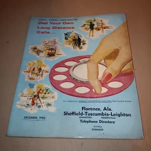 1960 Alabama Telephone Directory/Yellow Pages Florence Sheffield Tuscumbia Dial - Picture 1 of 5