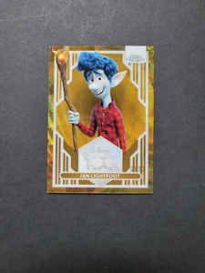 2023 Topps Chrome Disney 100 Ian Lightfoot #80 Gold Refractor /50 - Picture 1 of 4