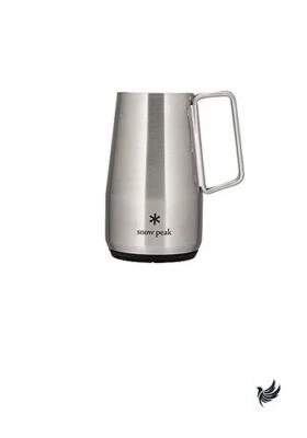 Snow Peak | Shimo Stein 700 | Stainless Steel Insulated Beer Mug  Titanium - Image 1 of 3
