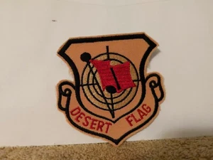 USAF DESERT FLAG Squadron Patch 3 x 3 inches - Picture 1 of 2