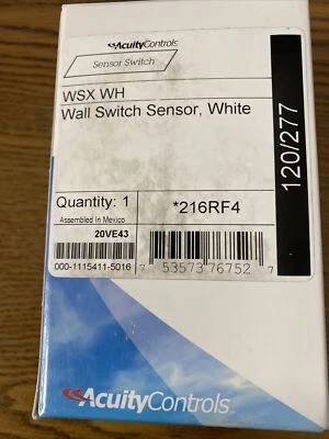 Lithonia Lighting WSX WH Motion Sensor Wall Control  - White - Image 1 of 2