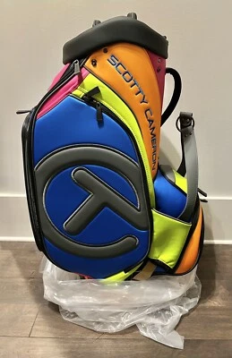 Scotty Cameron Staff Bag - 2023 Tour Bag - Blue/Orange/Lime/Pink - BRAND NEW - Image 1 of 4