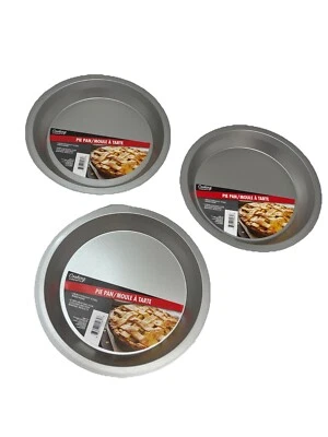 Cooking Concepts Pie Pan 9” Bakeware for Even Cooking Baking Pan Lot Of 3 - Image 1 of 4