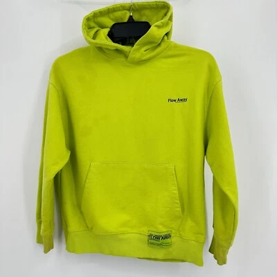 Sudadera Zara Niños Talla 10 Verde Flow Away Sudadera con Capucha Canguro Bolsillo Escuela Foto 1 de 4