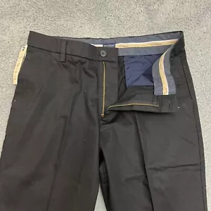 Dockers Pants Mens 33x30 Classic Fit Black Lux Cotton Stretch Wrinkle Free - Picture 1 of 14
