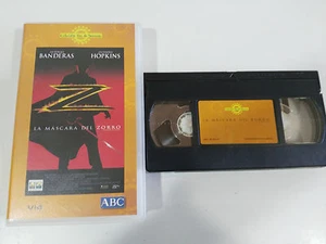 LA MASCARA DEL ZORRO VHS TAPE COLECCIONISTA EDICION ESPAÑOLA ANTONIO BANDERAS - Imagen 1 de 3