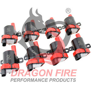 DRAGON FIRE PERFORMANCE Ignition Coil Set For 99-07 Chevy GMC V8 4.8L 5.3L 6.0L