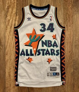 #34 Hakeem Olajuwon Allstars Adidas Hardwood Classics Jersey Mens Small - Bild 1 von 10