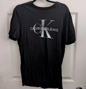 Black Calvin Klein Men's T-shirt Size Small - Bild 1 von 3