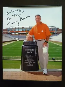 Tommy Bowden Clemson Tigers Coach Football 8" x 10" Autographed Framed Photo - Picture 1 of 4