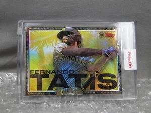 2021 Topps Project 70 #678 Fernando Tatis Rainbow 39/70 Padres Tyson Beck - Picture 1 of 7