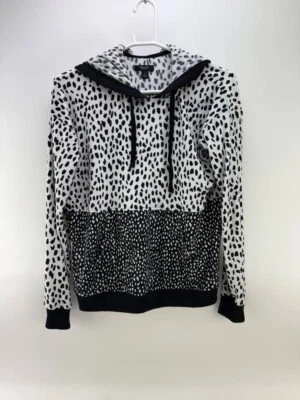 Sudadera con capucha Simply Vera Vera Wang negra blanca talla S Foto 1 de 3