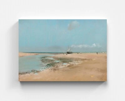 Leinwandbild Edgar Degas Strand Bei Ebbe Decor Wandbild Artist Kunst Art - Bild 1 von 4