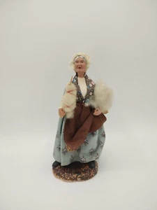 Ancien santon de Provence, Lisseuse, Argile, Signé Florence - Picture 1 of 11