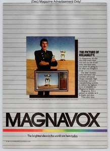 Leonard Nimoy Magnavox Color Television Promo Vintage 1981 Advertisement - Picture 1 of 5