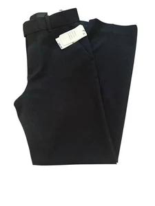 Pantalones de vestir Calvin Klein delanteros planos nuevos con etiquetas - niños talla 14 negro regular calce ajustado - Imagen 1 de 7