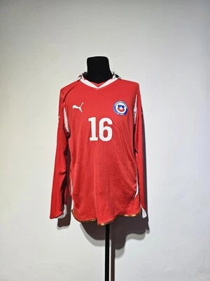 Chile soccer jersey Puma 2010/2011 Size M Match issue - Image 1 of 4