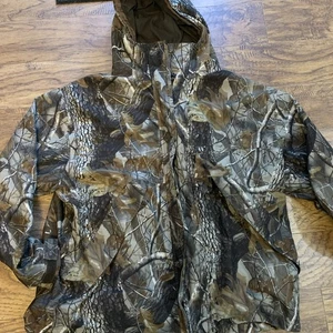CABELAS DRY PLUS REGENJACKE XL CAMO. Handytasche - Bild 1 von 14