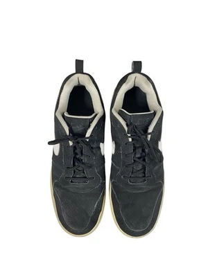 Men's Nike Suede Court Borough White & Black Low Top Sneaker Size 10.5 - Image 1 of 4