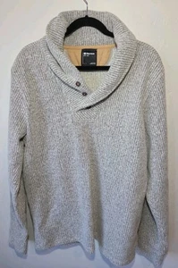 Marmot Grey Wool Blend Pullover Ski Winter Mens Size XL Sweater - Picture 1 of 6