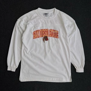 Suéter Lee Sports Hombre Mediano San Diego State Aztecas Bordado Pullover De Colección - Imagen 1 de 9