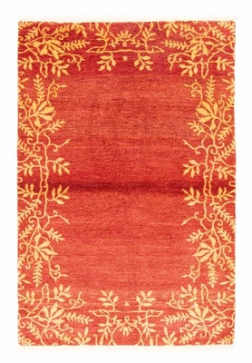 4'0" x 6'0" Hand Knotted Oriental Carpet Traditional Wool Area Rug - Image 1 of 4