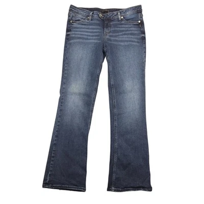 Pantalones de mezclilla Silver Jeans Co para mujer Tuesday ajustados lavado oscuro talla 31x31 Foto 1 de 4