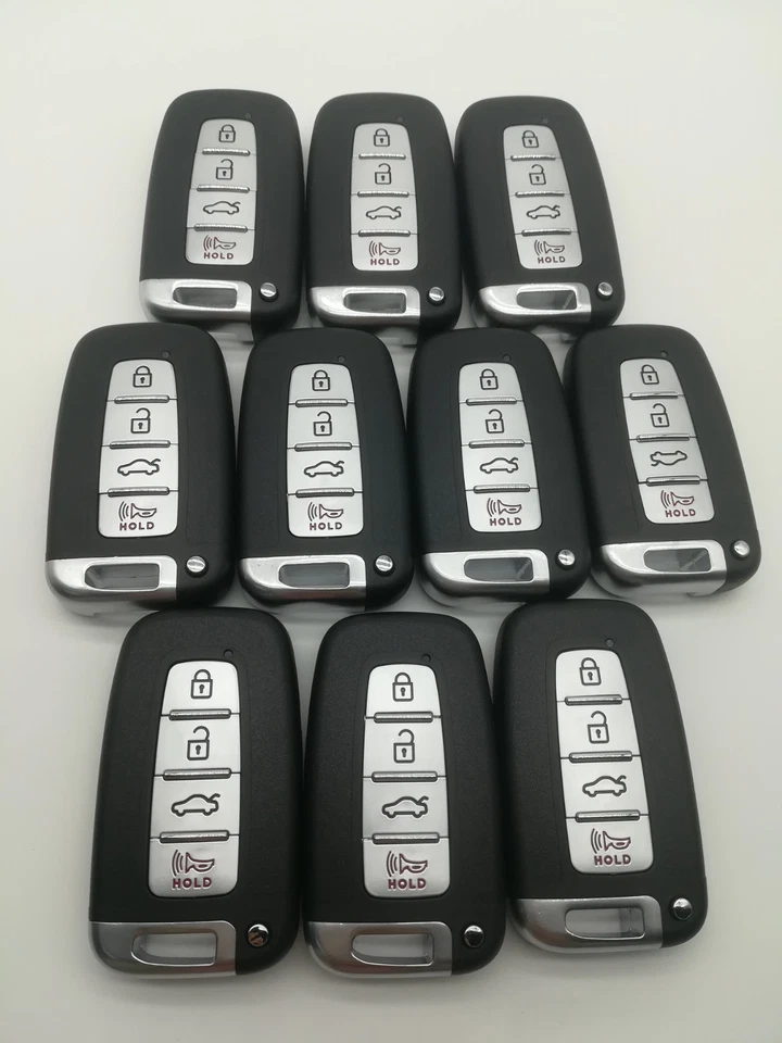 Carcasa de llave 10*Fob para HYUNDAI GENESIS SONATA EQUUS VELOSTER AZERA TUCSON ELANTRA Foto 1 de 4