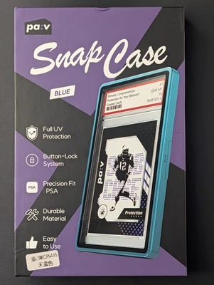 Estuche a presión Pav para protector de tarjetas con clasificación PSA para losas 1 EA - azul  Foto 1 de 3