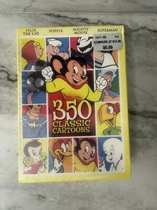 350 Classic Cartoons Felix the Cat-Popeye-Might Mouse-Superman . Sealed, New - Imagen 1 de 6