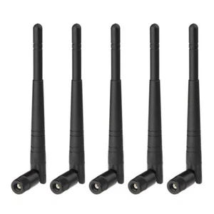 Paquete de 5 2,4 GHz 3dBi RP-SMA WiFi Omni Antena para Cámara IP Extensor WiFi Booster - Imagen 1 de 5