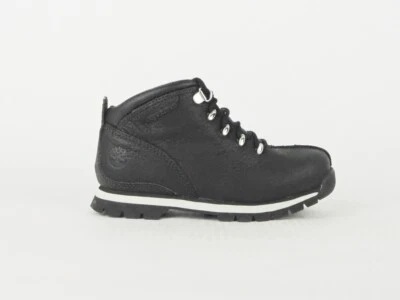 Boys Timberland Splitrock Hiker 96773 Black Leather Boys Lace Up Boots  - image 1 of 4