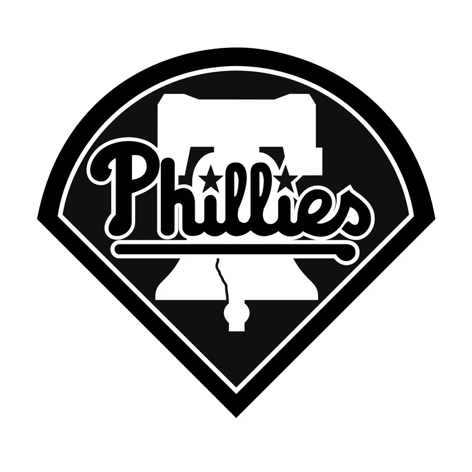 Philadelphia Phillies MLB Weather Resistant Vinyl Die Cut Sticker Decal 08 - Image 1 of 1