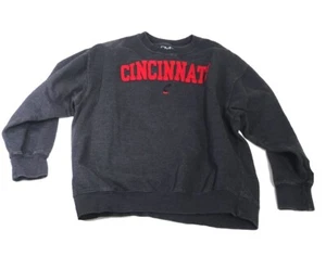 UC Universidad de Cincinnati Gris Oscuro Crew Suéter Adulto XL Unisex - Imagen 1 de 1
