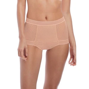 WACOAL WE140008POR APHRODITE HIGH WAIST BRIEF IN POWDER NUDE SIZE MEDIUM NWOT - Picture 1 of 3