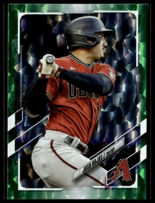 2021 Topps Update US192 Josh Rojas Arizona Diamondbacks Green Foil 270/499 Card - Image 1 of 2
