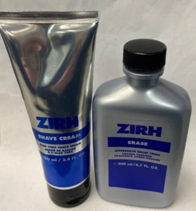 Zirh Shave Cream 3.4 fl oz & Erase Aftershave Relief Tonic 6.7 fl oz*Twin Pack* - Picture 1 of 2