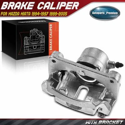 Front Left Driver Brake Caliper w/ Bracket for Mazda Miata 1994-1997 1999-2005 - Image 1 of 4