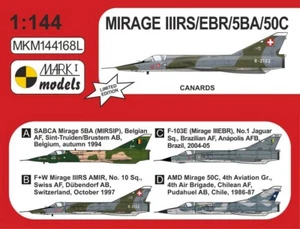 Mark I Models 1/144 Dassault Mirage III ""Enten"" Modellbausatz - Bild 1 von 4