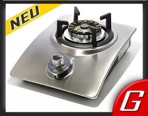Propan Edelstahl Gaskocher 4,5 kW Gas Kocher Wokbrenner Gaswok HOT WOK Gasherd - Bild 1 von 1