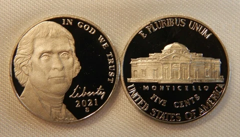 2021 S JEFFERSON NICKEL PROOF ROLL (40 PCS) Cover