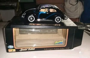 MAISTO SILVER EDITION FANTASY:18 VOLKSWAGEN KÄFER MAGGIOLINO JAZZ 1951 NERO MB - Foto 1 di 4
