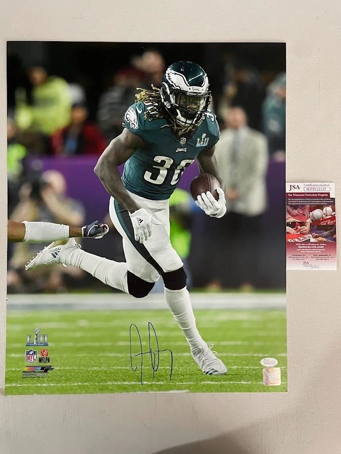 Jay Ajayi signed autographed Philadelphia Eagles SBLII 16x20 photo JSA - Image 1 of 3