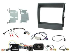 CTKPO04 BLACK DOUBLE DIN FACIA INFODPATER NON AMPLIFIED FOR PORSCHE PANAMERA  - Picture 1 of 1